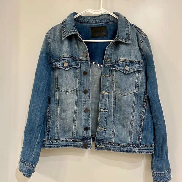 Blank NYC, Studded Denim Jacket - Picture 1 of 4
